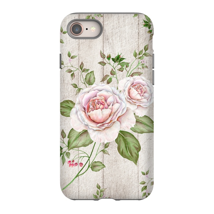 iPhone 8 StrongFit Pink Rose by Creativeaxle
