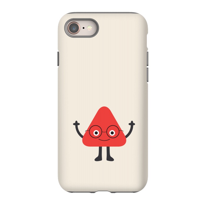 iPhone 8 StrongFit cartoon scientist by TMSarts