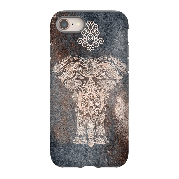 iPhone 8 StrongFit Elepephant Mandala by  Utart