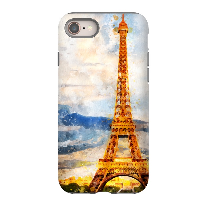iPhone 8 StrongFit Eiffel Tower by Creativeaxle