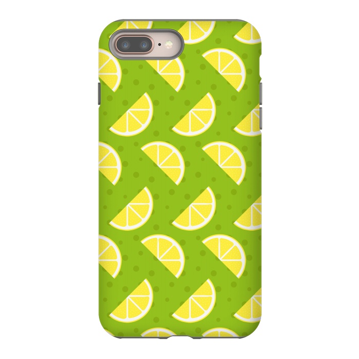 iPhone 8 plus StrongFit Lemon Pattern by Bledi