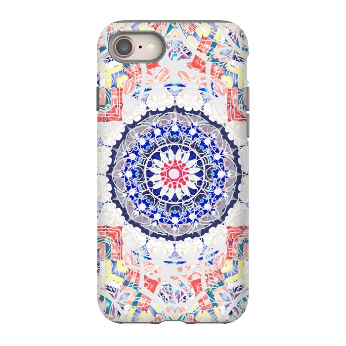 iPhone 8 StrongFit Festival ethnic colorful mandala drawing by Oana 