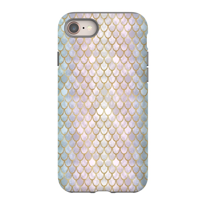 iPhone 8 StrongFit Pretty Mermaid Scales 22 by Angelika Parker