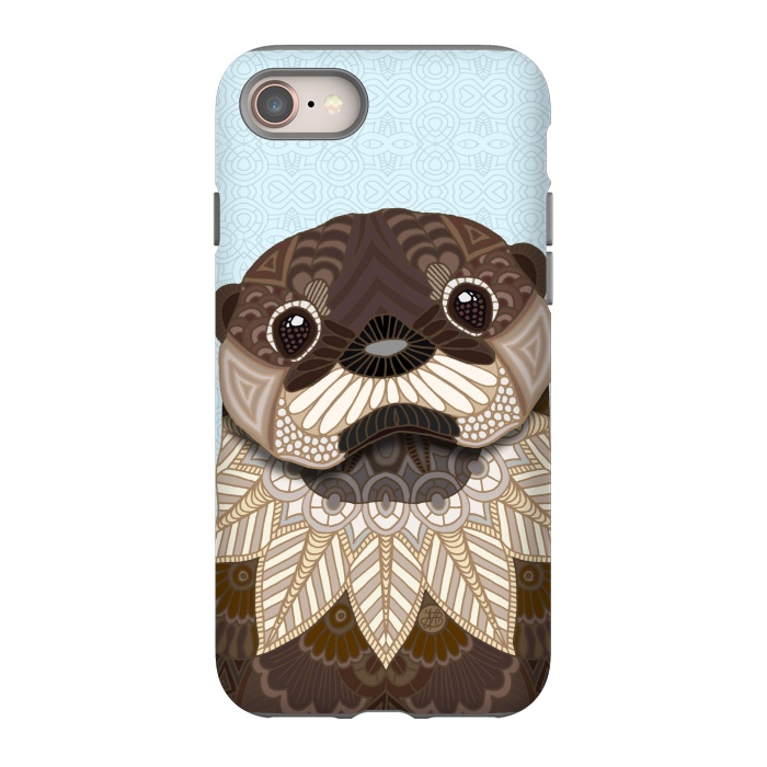 iPhone 8 StrongFit Otterly Cute by Angelika Parker