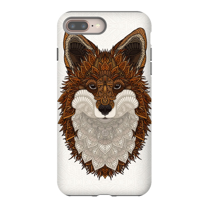 iPhone 8 plus StrongFit Red Fox by Angelika Parker