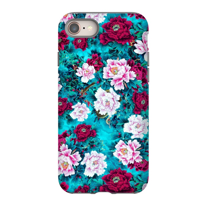 iPhone 8 StrongFit Peonies by Riza Peker