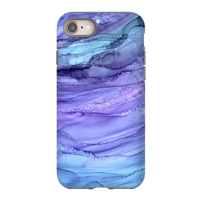 iPhone 8 StrongFit Purple Mermaid Marble by Becky Starsmore