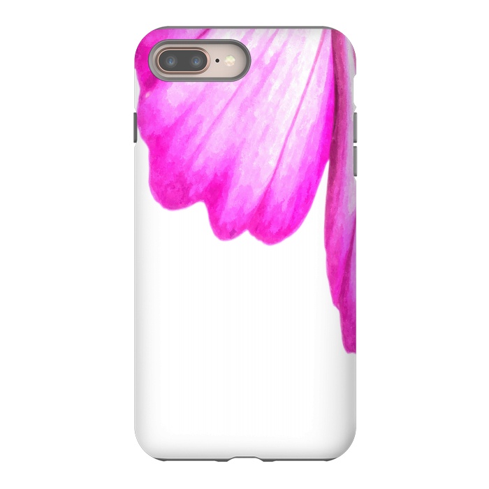 iPhone 8 plus StrongFit Pink Flower Abstract by Alemi
