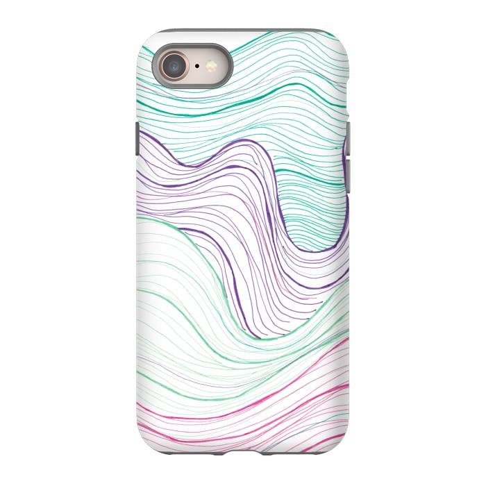 iPhone 8 StrongFit Gentle Waves by Laura K Maxwell
