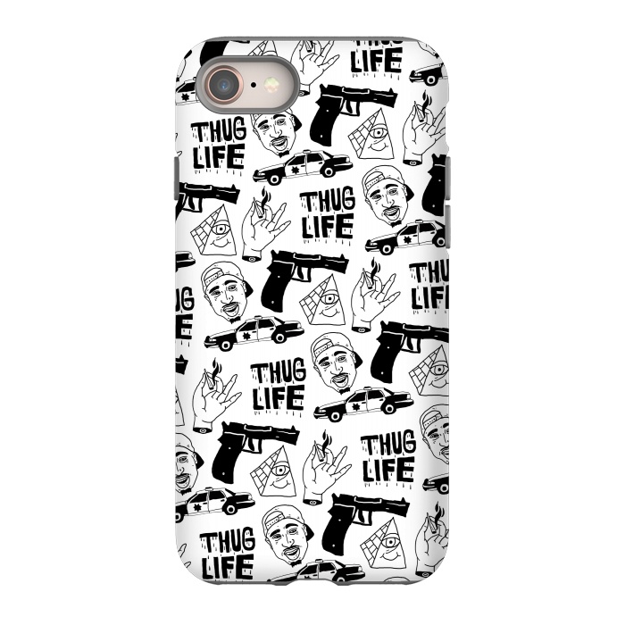 iPhone 8 StrongFit Thug Life by Nick Cocozza