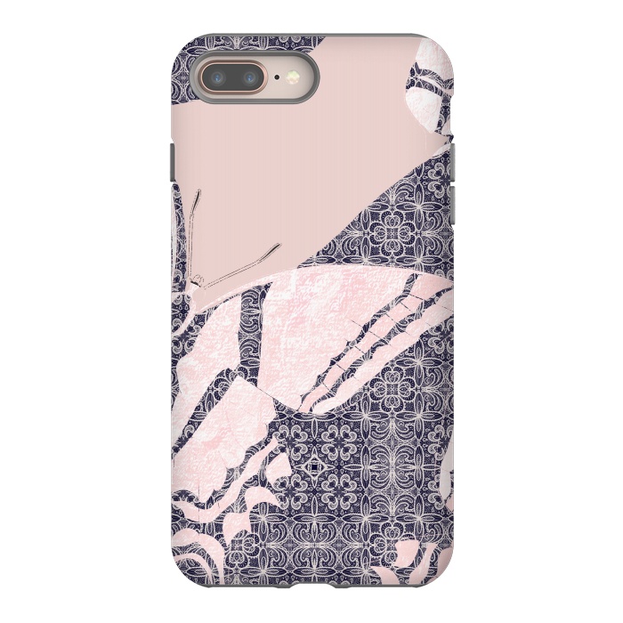 iPhone 8 plus StrongFit Rosy butterfly by Kashmira Baheti