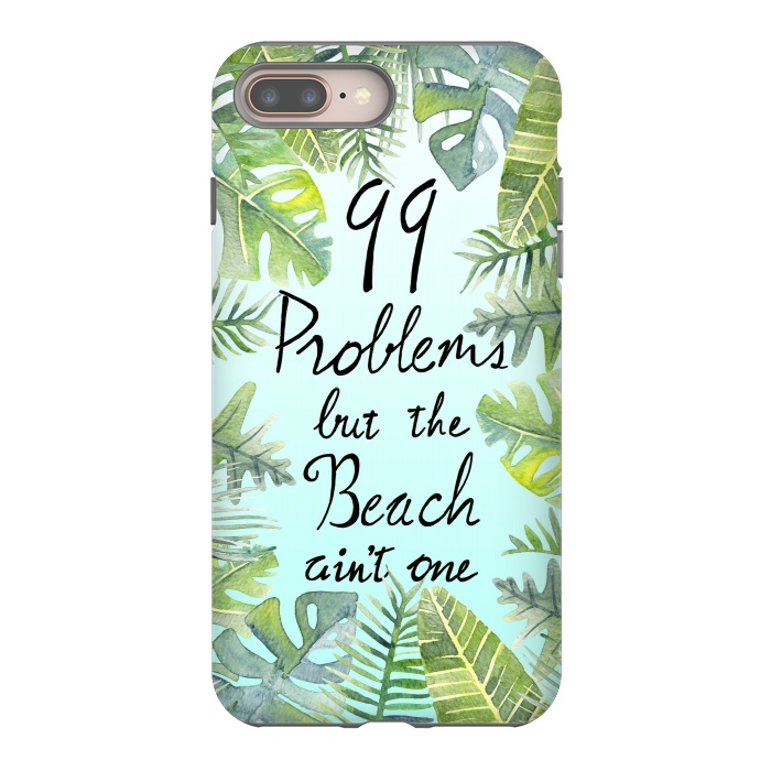 iPhone 8 plus StrongFit Tropical Chill by gingerlique