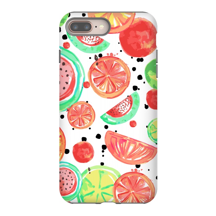 iPhone 8 plus StrongFit Summer Fruit Crush by MUKTA LATA BARUA