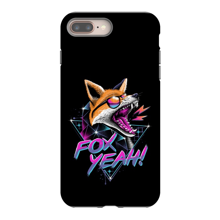 iPhone 8 plus StrongFit Fox Yeah! by Vincent Patrick Trinidad