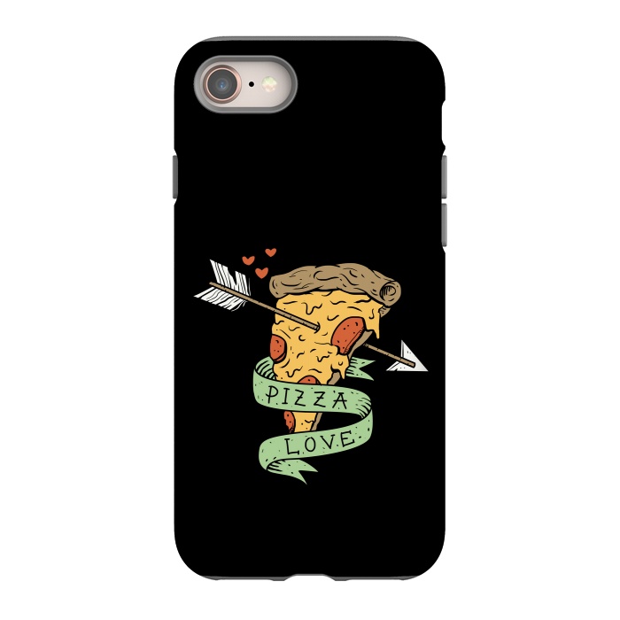 iPhone 8 StrongFit Pizza Love by Vincent Patrick Trinidad