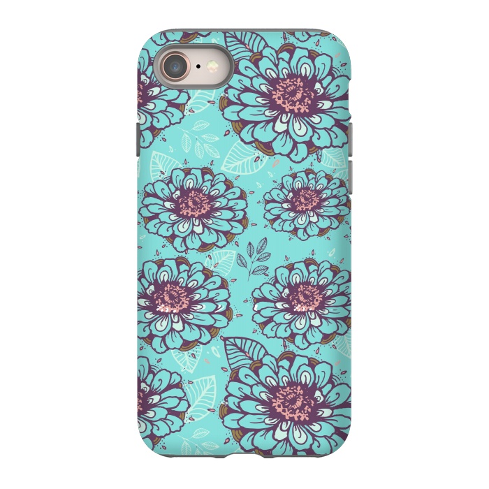 iPhone 8 StrongFit Floral Garden  by Rose Halsey
