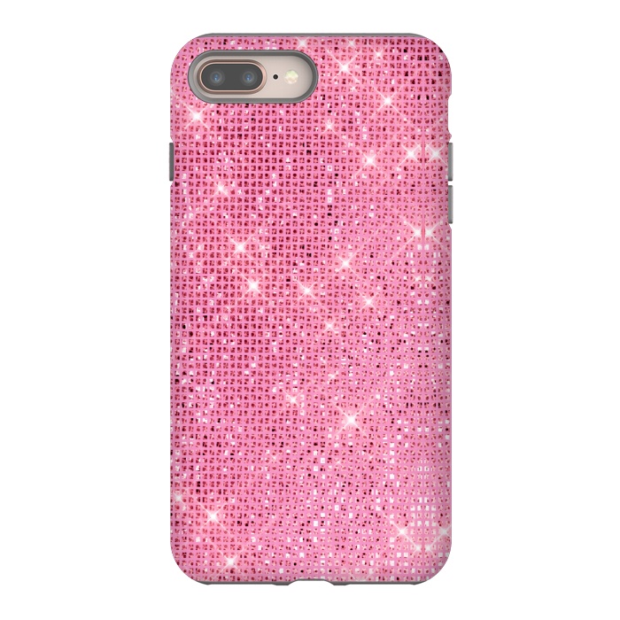iPhone 8 plus StrongFit Pink Glitter by Alemi