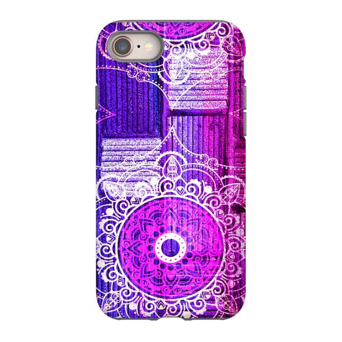 iPhone 8 StrongFit Purple Tapestry by Rossy Villarreal