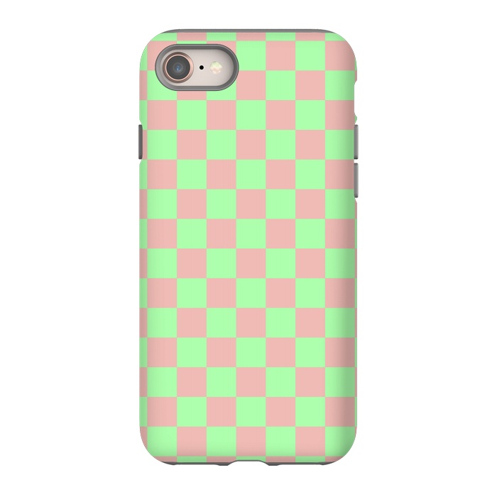 iPhone 8 StrongFit Checkered Pattern I by Art Design Works