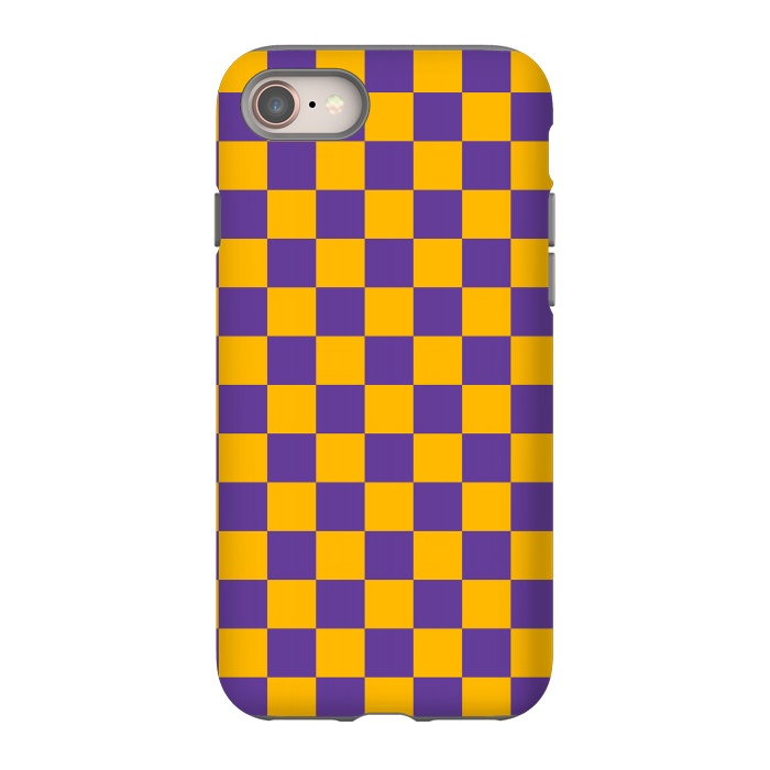 iPhone 8 StrongFit Checkered Pattern II by Art Design Works