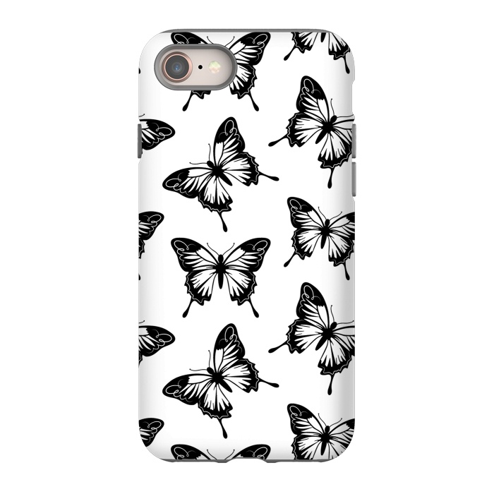 iPhone 8 StrongFit Elegant butterflies by Martina