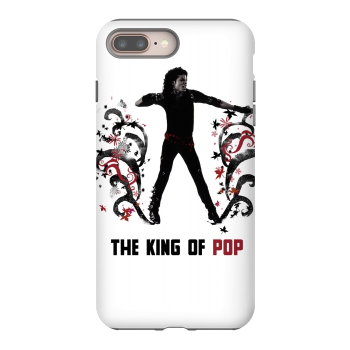 iPhone 8 plus StrongFit King of Pop by Carlos Maciel