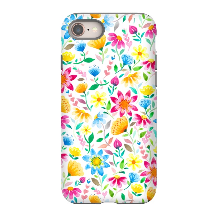 iPhone 8 StrongFit Flower Power Garden by gingerlique