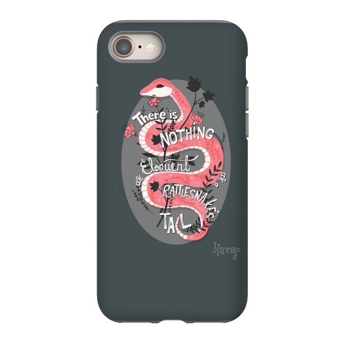 iPhone 8 StrongFit There is nothing as eloquent as a rattlesnake's tail by Jelena Obradovic