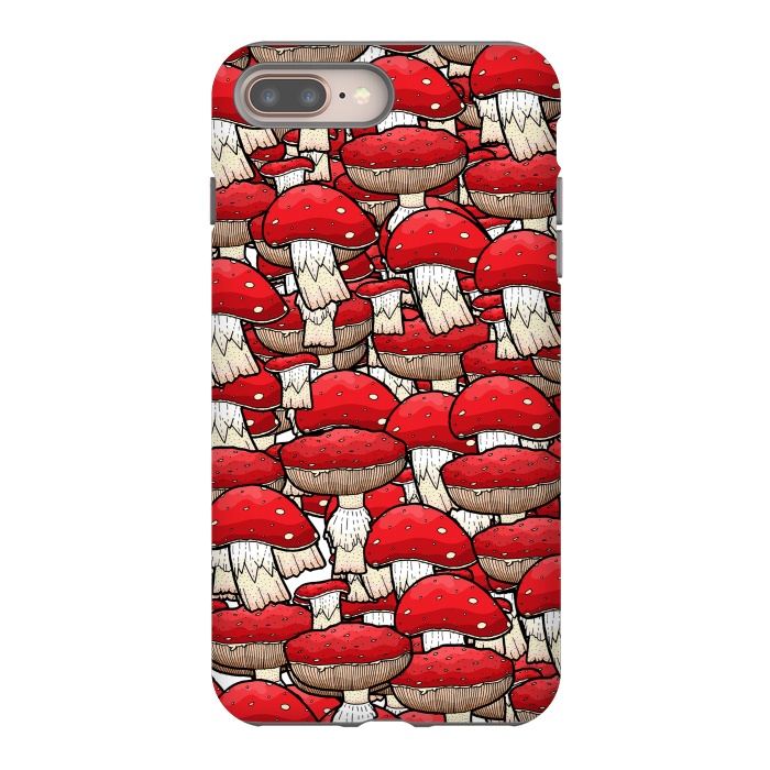 iPhone 8 plus StrongFit The red mushrooms by Steve Wade (Swade)