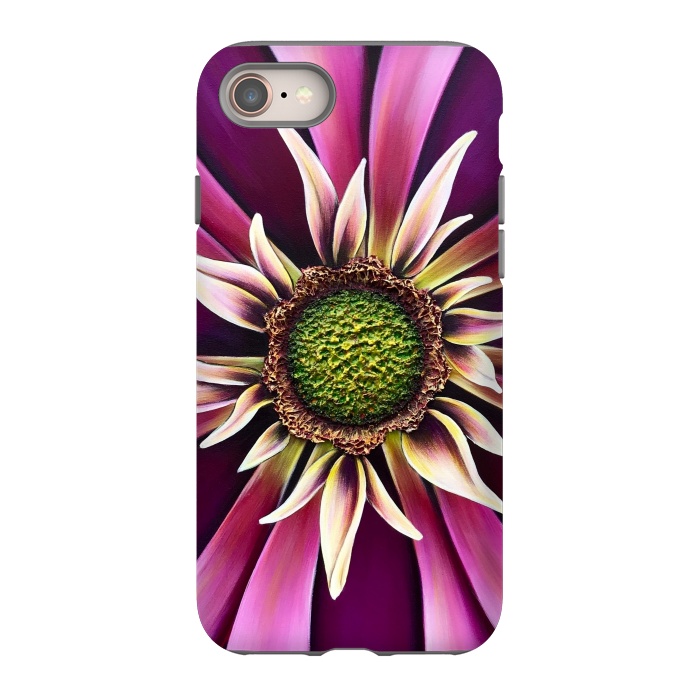 iPhone 8 StrongFit Pink Burst by Denise Cassidy Wood
