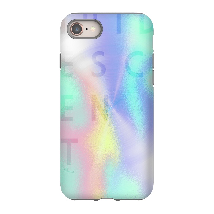 iPhone 8 StrongFit  Iridescent Holographic by Carlos Maciel
