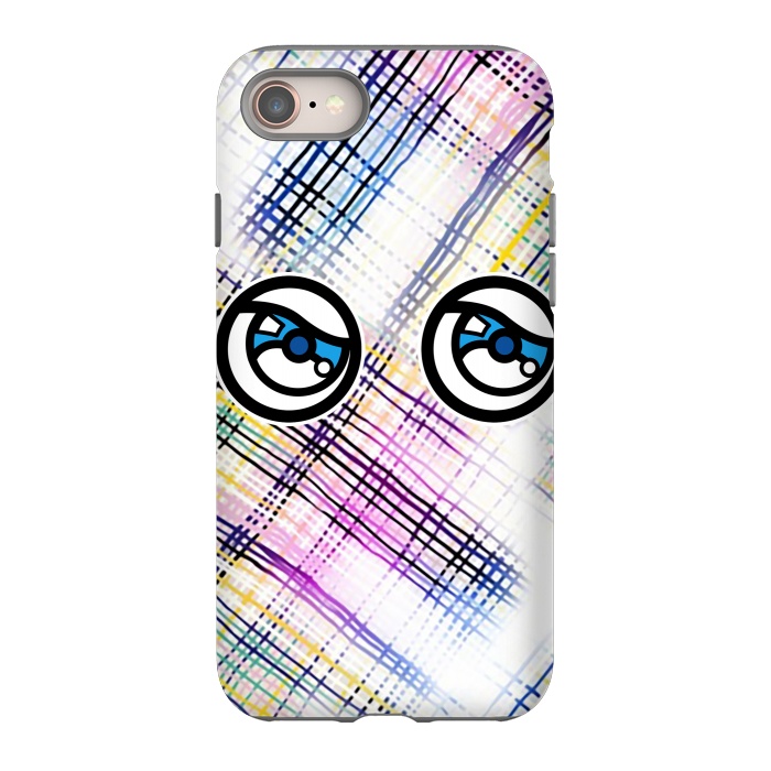 iPhone 8 StrongFit Modern Tartans 2 by Michael Cheung