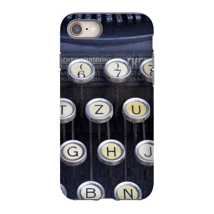iPhone 8 StrongFit Old Typewriter by Andrea Haase
