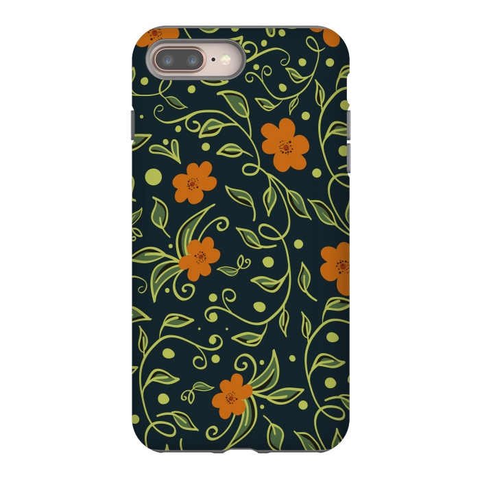 iPhone 8 plus StrongFit Elegant Floral by Allgirls Studio