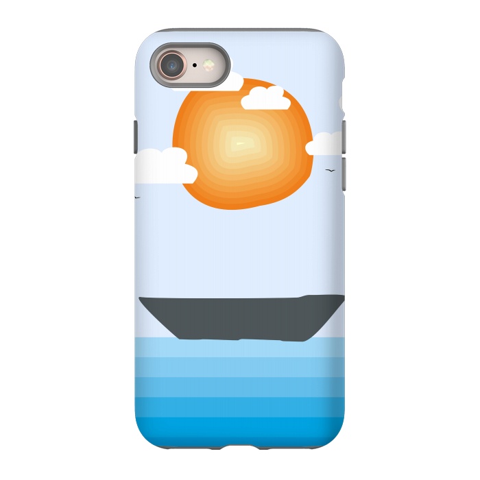 iPhone 8 StrongFit Lost Ship by Creativeaxle