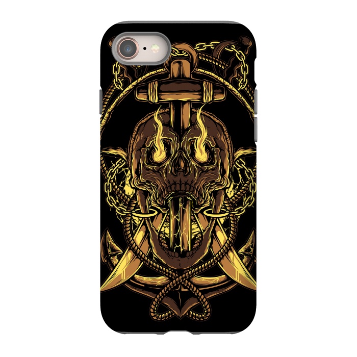 iPhone 8 StrongFit Death Pirate by Afif Quilimo