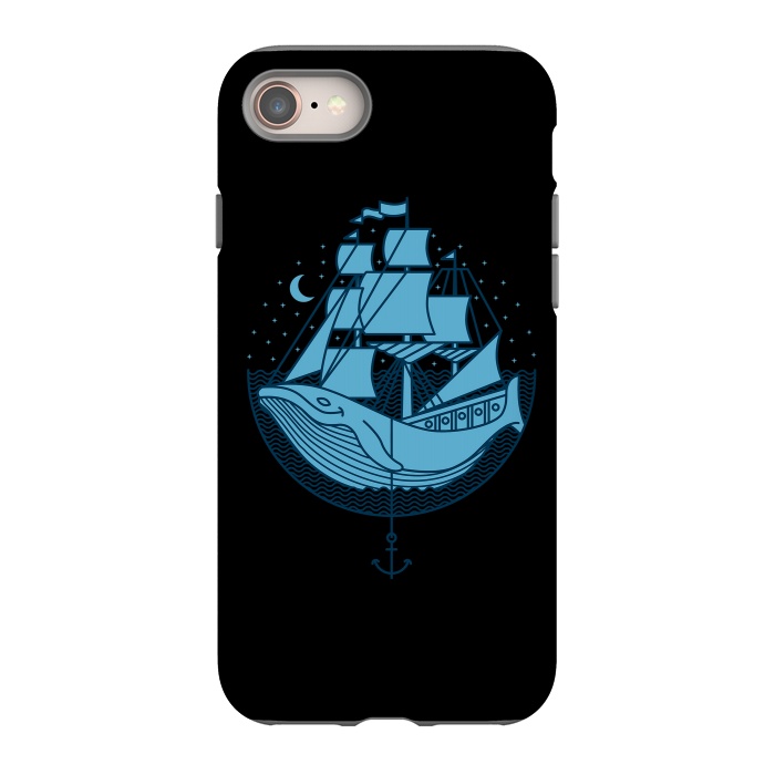 iPhone 8 StrongFit Whaleship by Afif Quilimo