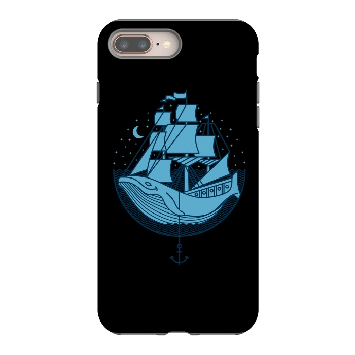 iPhone 8 plus StrongFit Whaleship by Afif Quilimo