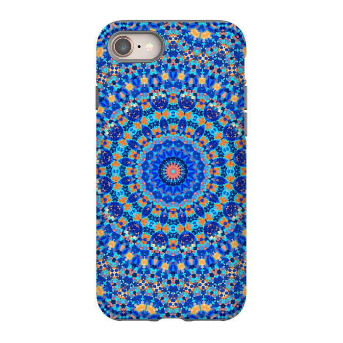 iPhone 8 StrongFit Abstract Mandala III by Art Design Works