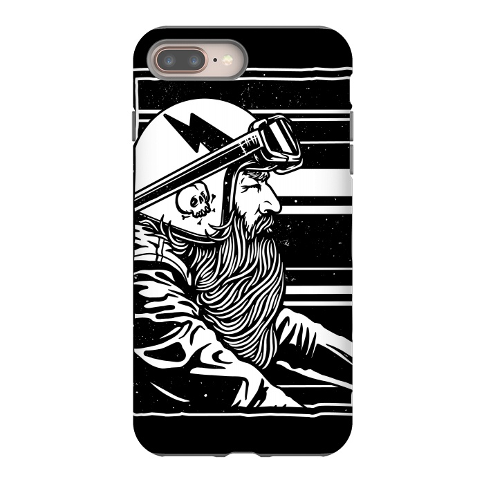 iPhone 8 plus StrongFit Beard and Ride by Afif Quilimo