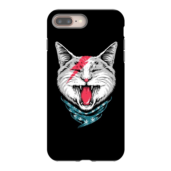 iPhone 8 plus StrongFit Cat Rock by Afif Quilimo