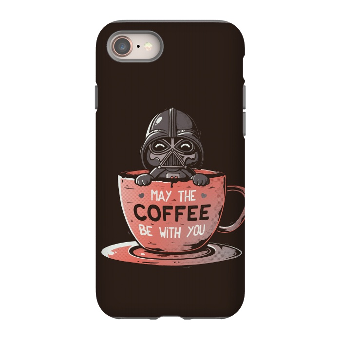 iPhone 8 StrongFit May the Coffee Be With You by eduely