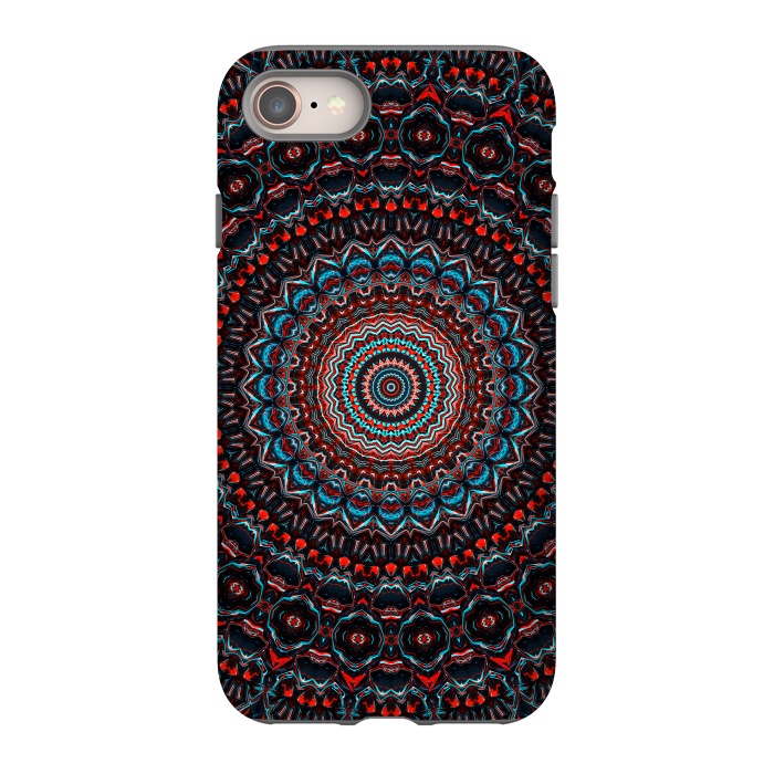 iPhone 8 StrongFit Abstract Mandala by Art Design Works