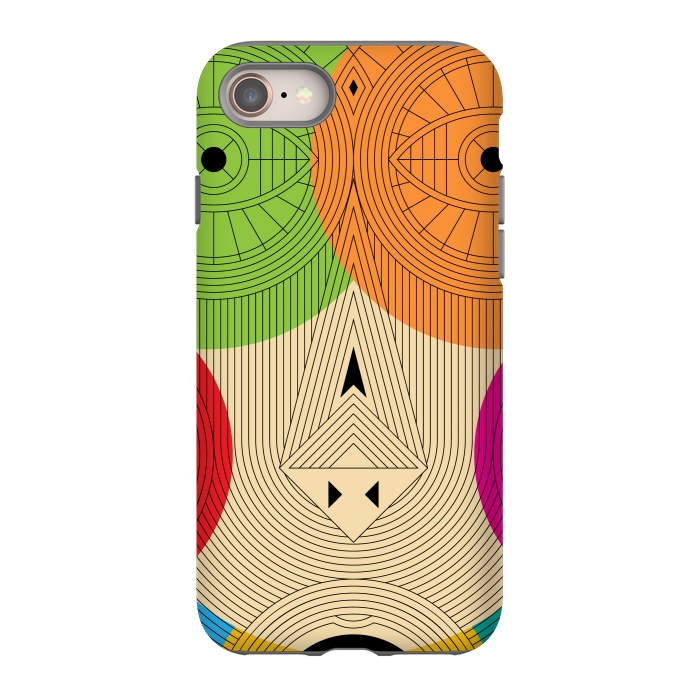 iPhone 8 StrongFit masque aztec by TMSarts