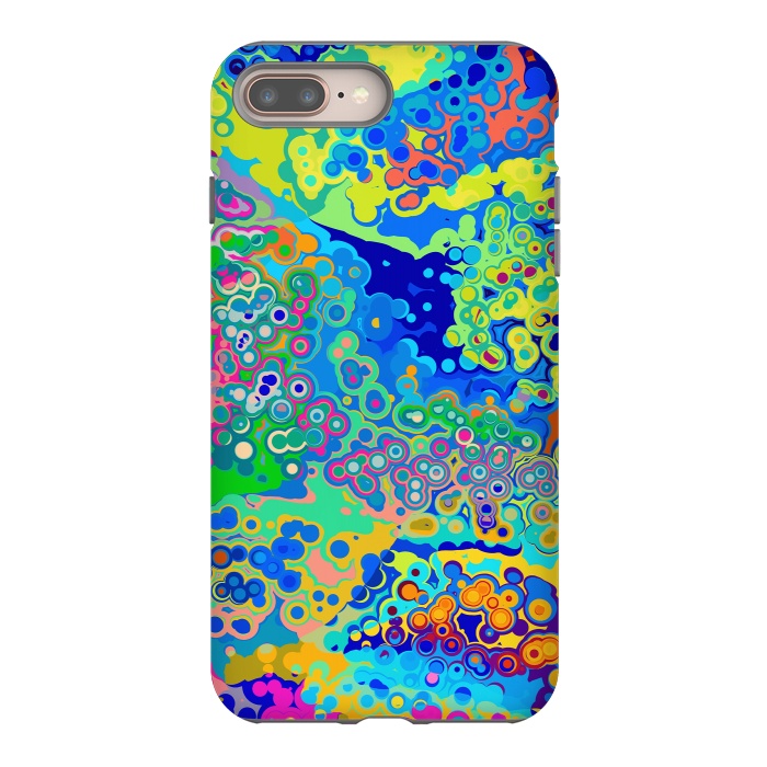 iPhone 8 plus StrongFit Colorful Cells Design by Art Design Works