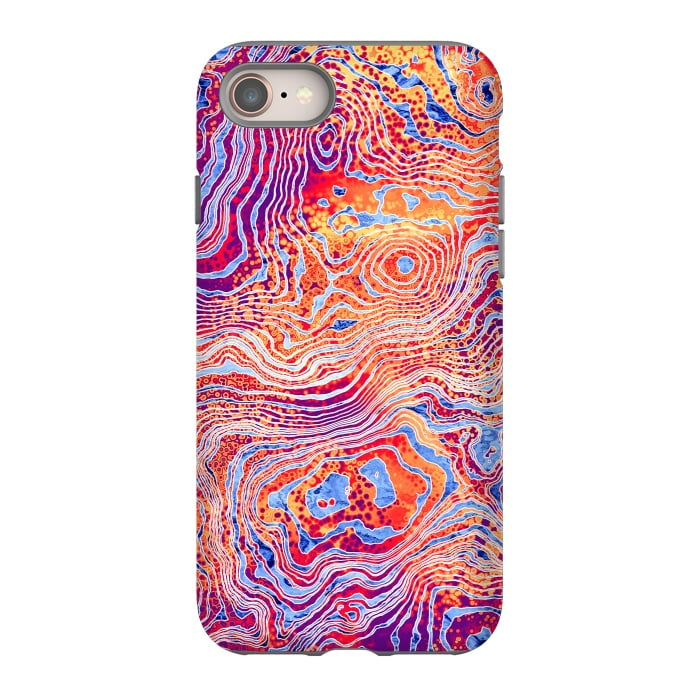 iPhone 8 StrongFit  Abstract Colorful Marble II by Art Design Works