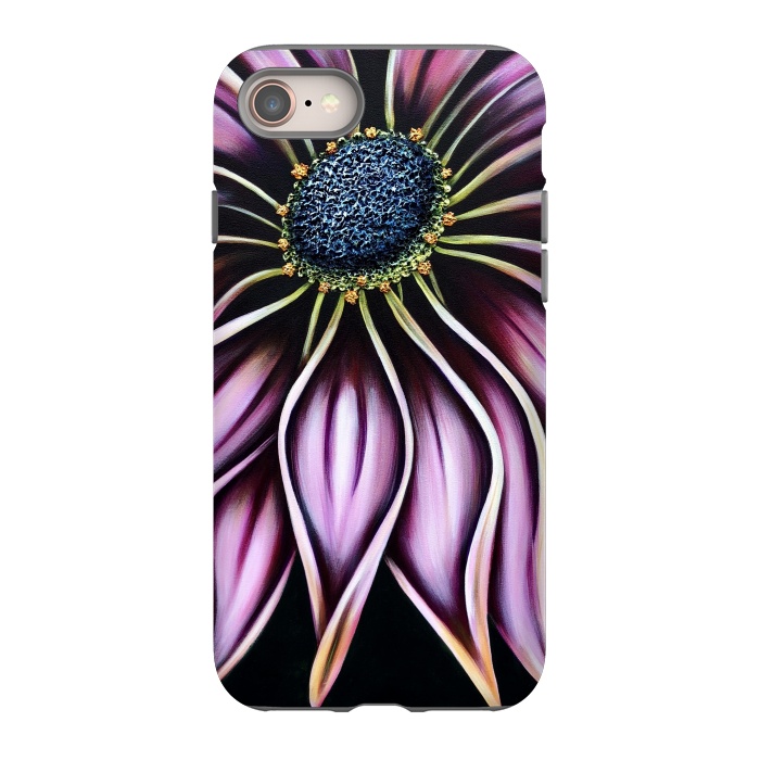 iPhone 8 StrongFit Wild Cone Flower by Denise Cassidy Wood