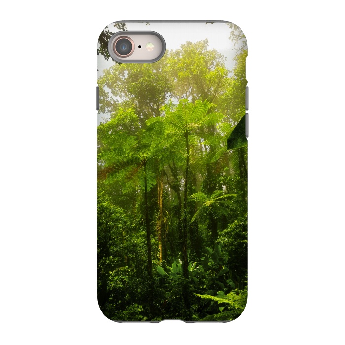 iPhone 8 StrongFit Rainforest Misty Green Soul  by BluedarkArt