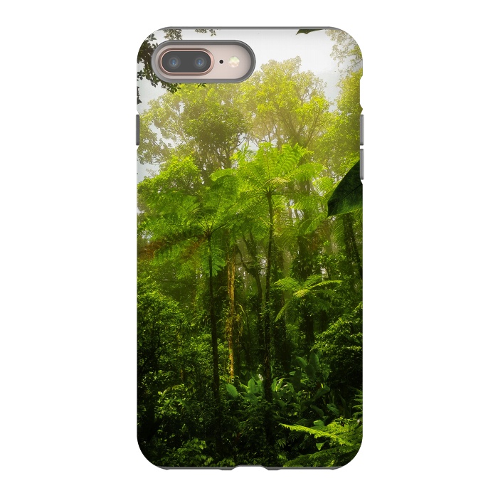 iPhone 8 plus StrongFit Rainforest Misty Green Soul  by BluedarkArt
