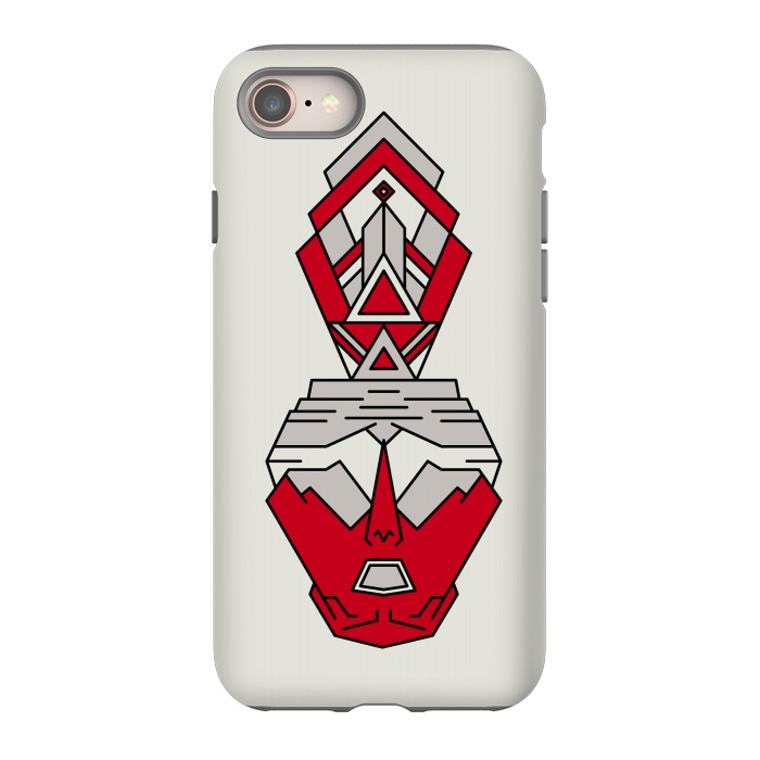 iPhone 8 StrongFit aztec human tribal by TMSarts